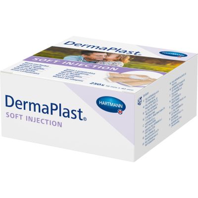 DERMAPLAST SOFT Injection Pflasterstrips 16x40 mm