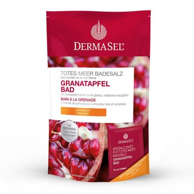 DERMASEL Totes Meer Badesalz+Granatapfel SPA