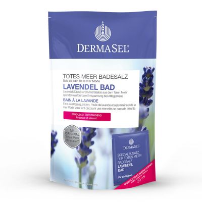 DERMASEL Totes Meer Badesalz+Lavendel SPA