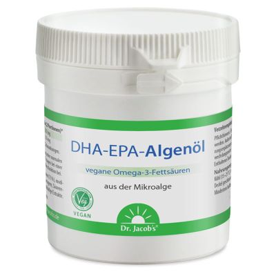 Dr. Jacob’s DHA-EPA-Algenöl Omega-3 vegan