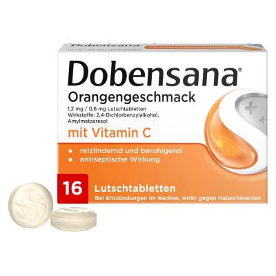 DOBENSANA Orangengeschmack 1,2mg/0,6mg Lutschtabl.