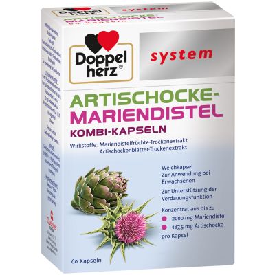 Doppelherz system ARTISCHOCKE-MARIENDISTEL Kombi-Kapseln