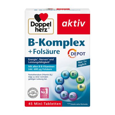 DOPPELHERZ B-Komplex+Folsäure Tabletten