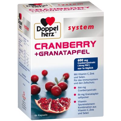 Doppelherz system CRANBERRY+GRANATAPFEL