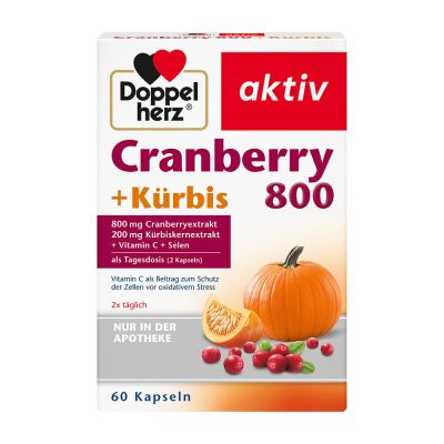 DOPPELHERZ Cranberry+Kürbis Kapseln