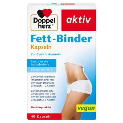 DOPPELHERZ Fett-Binder Kapseln