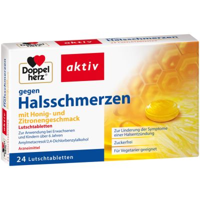 DOPPELHERZ gegen Halsschmerzen Lutschtabletten