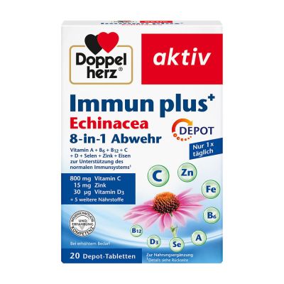 DOPPELHERZ Immun plus Echinacea Depot Tabletten