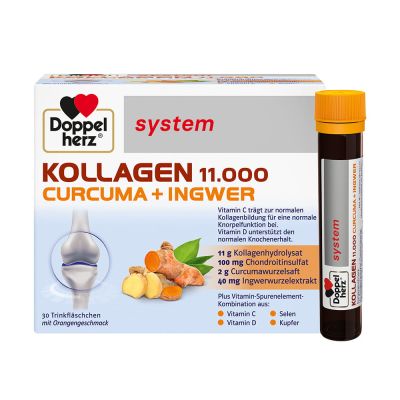 Doppelherz System Kollagen 11.000 Curcuma + Ingwer