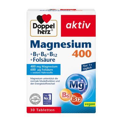 DOPPELHERZ Magnesium 400 mg Tabletten