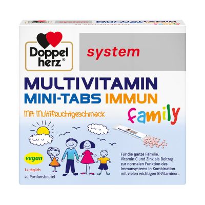 DOPPELHERZ Multivitamin Mini-Tabs family system