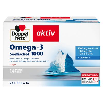 DOPPELHERZ Omega-3 Seefischöl 1000 Kapseln