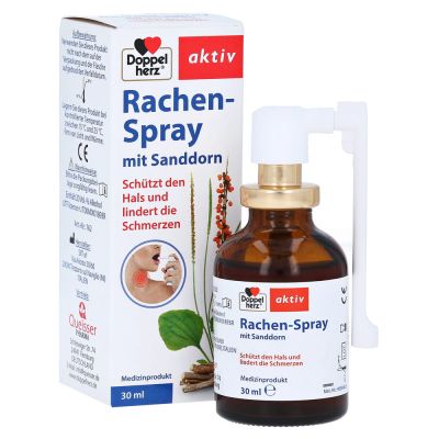 DOPPELHERZ Rachen-Spray mit Sanddorn