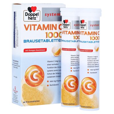 DOPPELHERZ Vitamin C 1000 system Brausetabletten