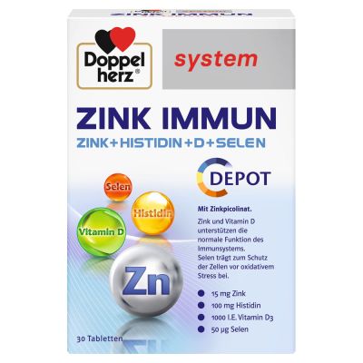 DOPPELHERZ Zink Immun Depot system Tabletten