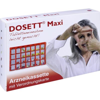 DOSETT Maxi Arzneikassette rot