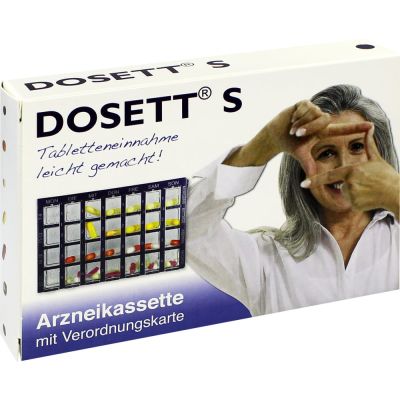 DOSETT S Arzneikassette blau