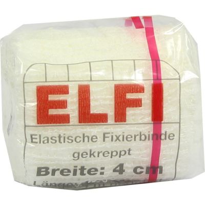 DRACOELFI elast.Fixierbinde 4 cmx4 m gekrep.cello