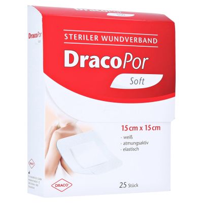 DRACOPOR Wundverband 15x15 cm steril