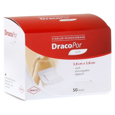 DRACOPOR Wundverband 3,8x3,8 cm steril