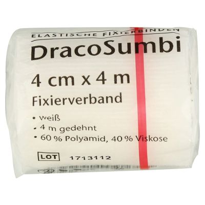 DRACOSUMBI Fixierbinde 4 cmx4 m weiss