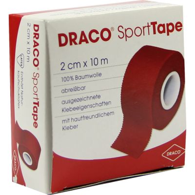 DRACOTAPEVERBAND 2 cmx10 m rot