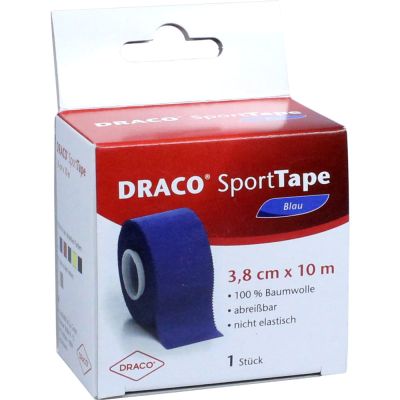 DRACOTAPEVERBAND 3,8 cmx10 m blau