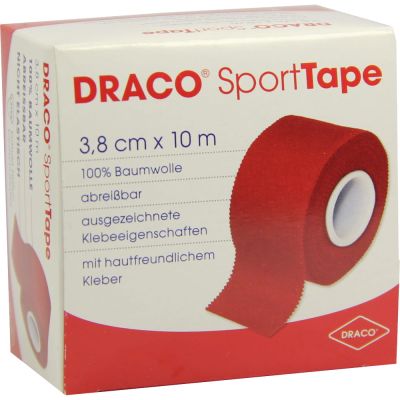 DRACOTAPEVERBAND 3,8 cmx10 m rot