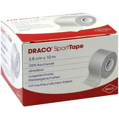 DRACOTAPEVERBAND 3,8 cmx10 m weiß