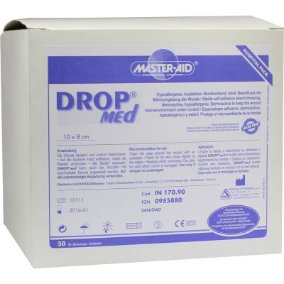 DROP med 8x10 cm Wundverband steril Master Aid