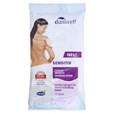 DUNIWELL Einmal Waschhandschuhe sensitiv