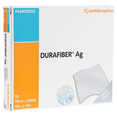 DURAFIBER Ag 10x10 cm Verband