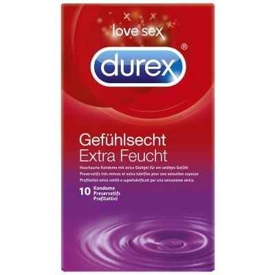 durex Gefühlsecht Extra Feucht Kondome