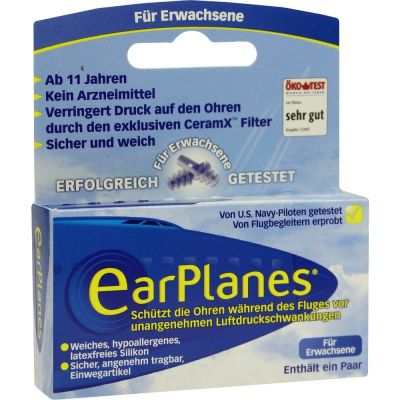 EarPlanes Ohrstöpsel für Erwachsene