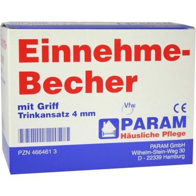 EINNEHMEBECHER Kunststoff m.Griff 4 mm