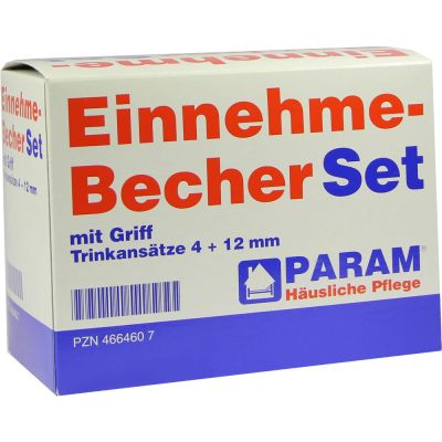 EINNEHMEBECHER Kunststoff m.Griff Set 4+12 mm