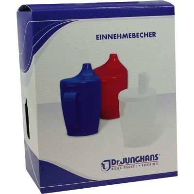 Einnehmebecher 1 Griff + 2 Deckel 4+12mm