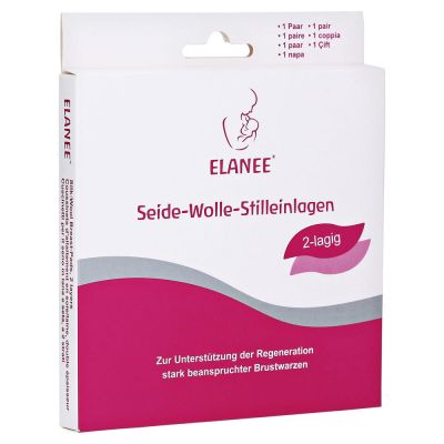 ELANEE Stilleinlagen Seide-Wolle 2lagig