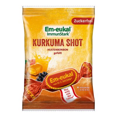 EM-EUKAL Bonbons Kurkuma-Shot gefüllt zuckerfrei