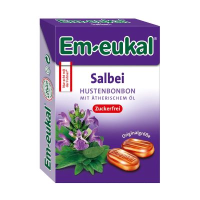 EM EUKAL Bonbons Salbei zuckerfrei Box