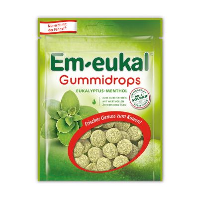 EM EUKAL Gummidrops Eukalyptus-Menthol zuckerhaltig