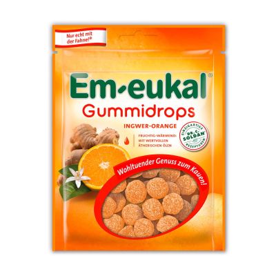 EM EUKAL Gummidrops Ingwer-Orange zuckerhaltig