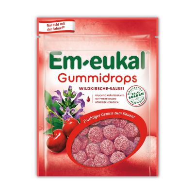 EM EUKAL Gummidrops Wildkirsche-Salbei zuckerhalt.