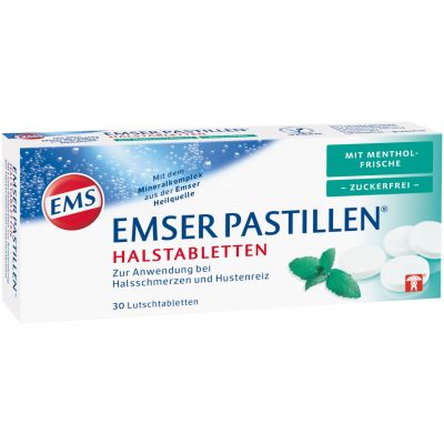 EMSER Pastillen mit Mentholfrische zuckerfrei