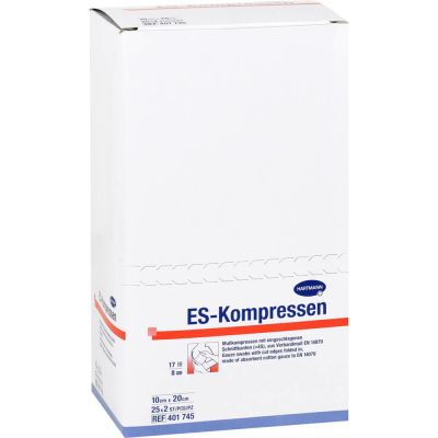 ES-KOMPRESSEN steril 10x20 cm 8fach