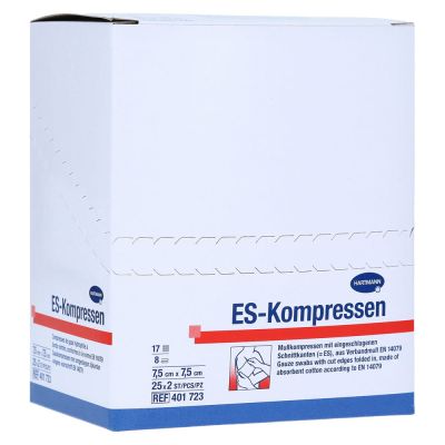 ES-KOMPRESSEN steril 7,5x7,5 cm 8fach CPC