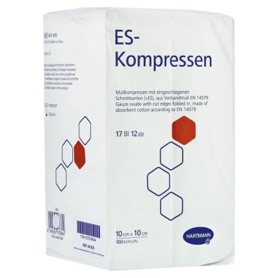 ES-KOMPRESSEN unsteril 10x10 cm 12fach CPC