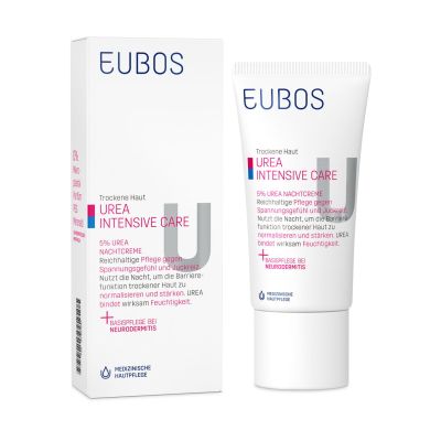 EUBOS Trockene Haut Urea 5% Nachtcreme