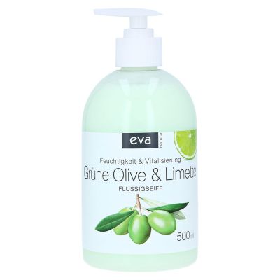 EVA NATURA Flüssigseife grüne Oliven Limetten