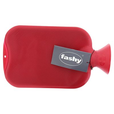 FASHY Wärmflasche Doppellamelle cranberry 6460 42